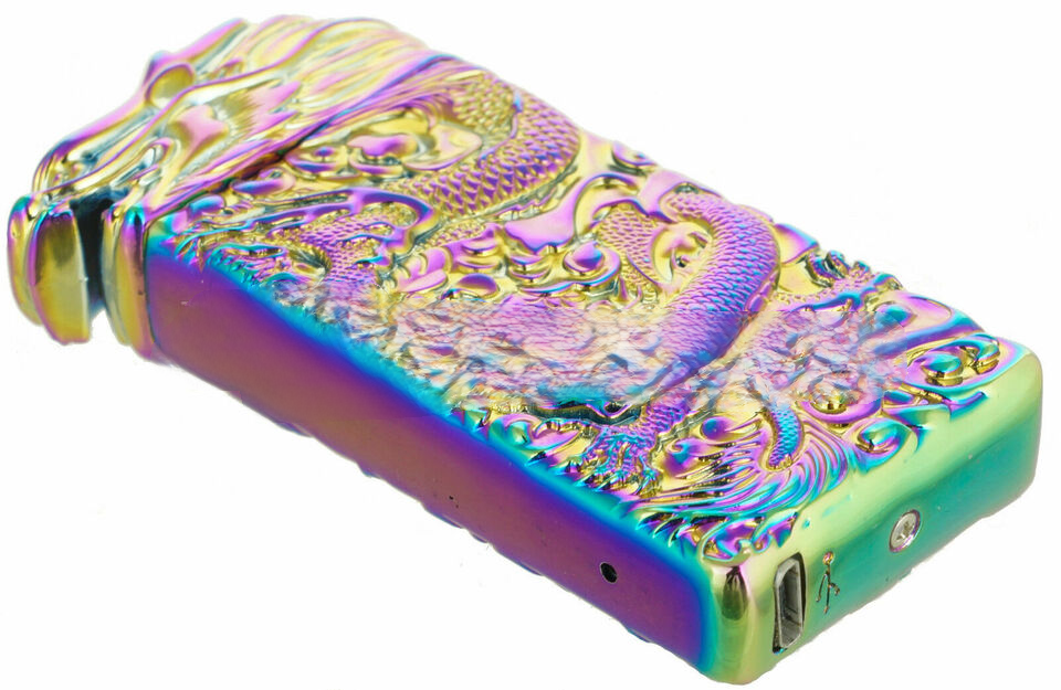 Dragon Shake Electronic Pulse Dual Arc Plasma Lighter with USB Rechargeable RB