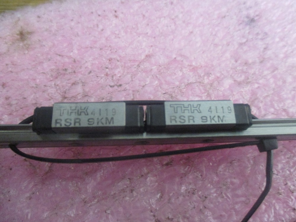 THK 4119 Model: RSR 9KM Linear Blocks (2) on 7½" Rail