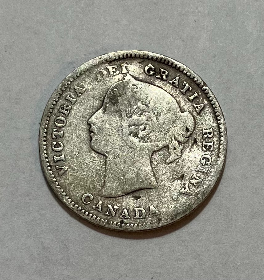 1901 Canada Silver 5 Cents