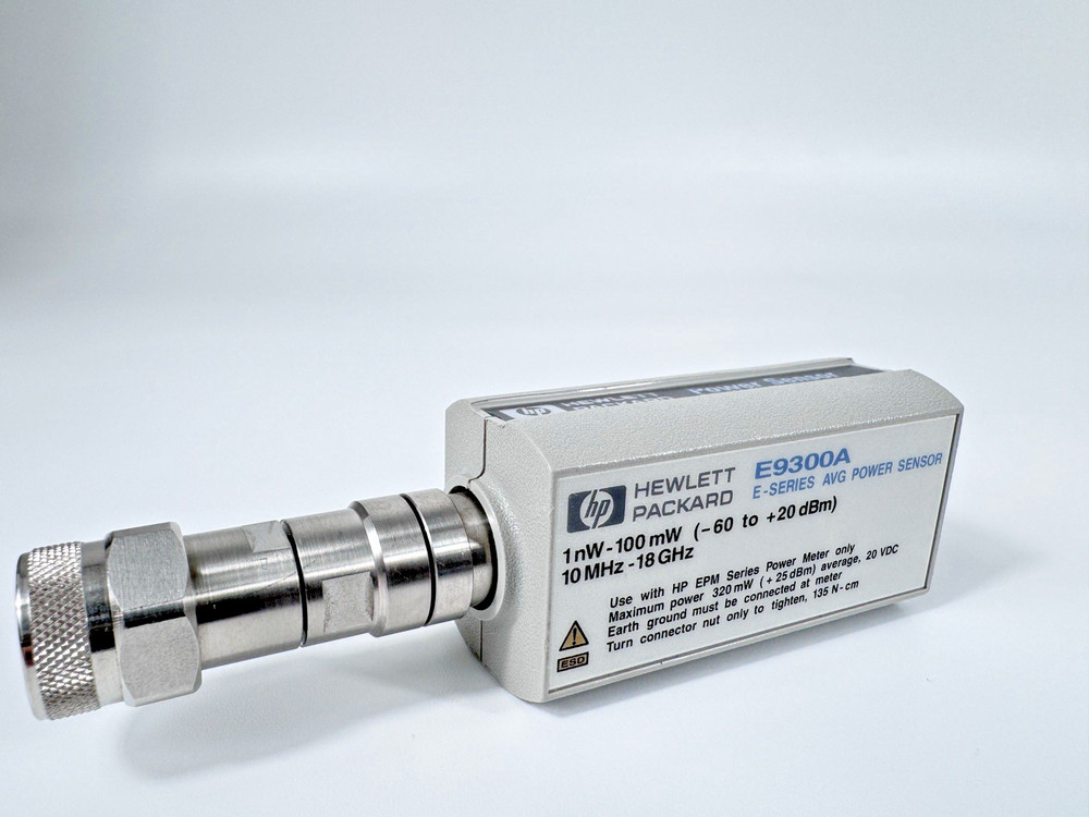 HP E9300A E-Series AVG Power Sensor 10MHz–18GHz (-60 to +20 dBm)
