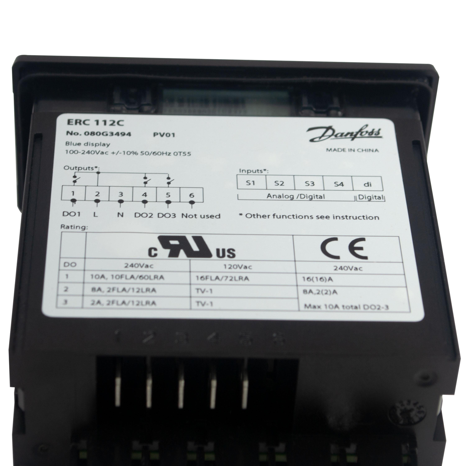 Danfoss ERC 112C Refrigeration Controller for Glass Door Merchandisers, Commerc
