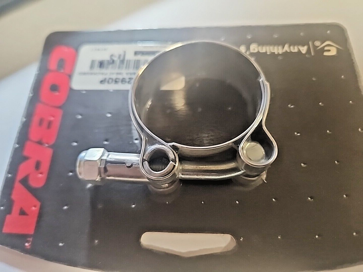 COBRA 1.5" STAINLESS STEEL T-BOLT EXHAUST CLAMP 95-2950P (E-6)