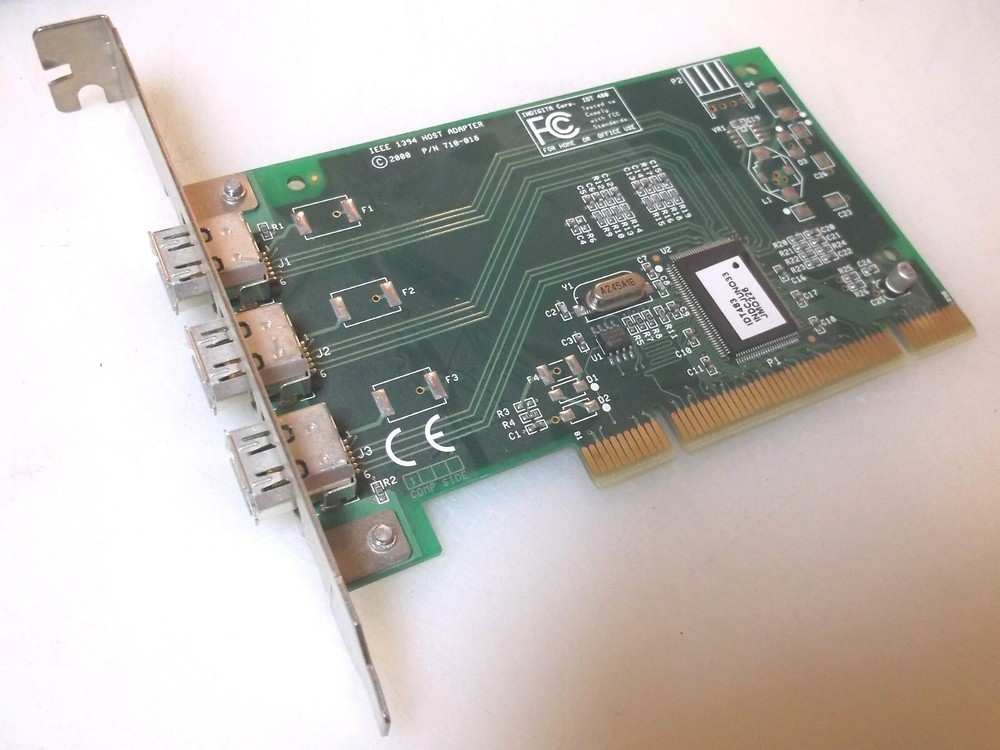 IEEE-1394 Fire Wire PCI Adapter Board w/ Cables (Pair)