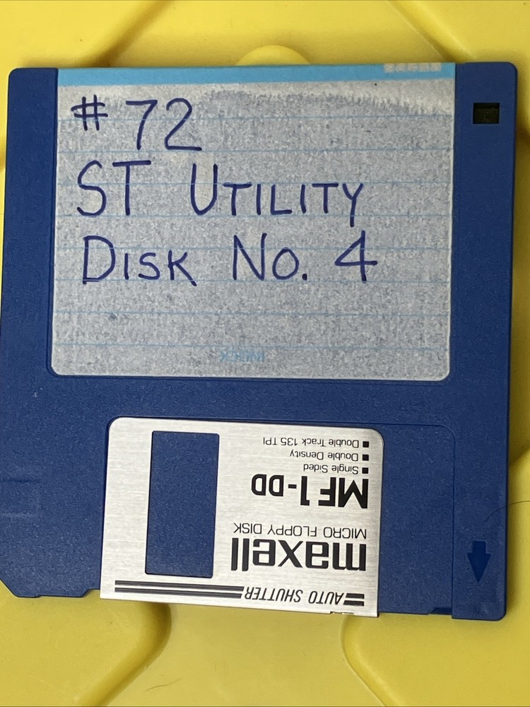 Atari ST Current Notes Library 18 3.5” Disks Lot from Current Notes Magazine