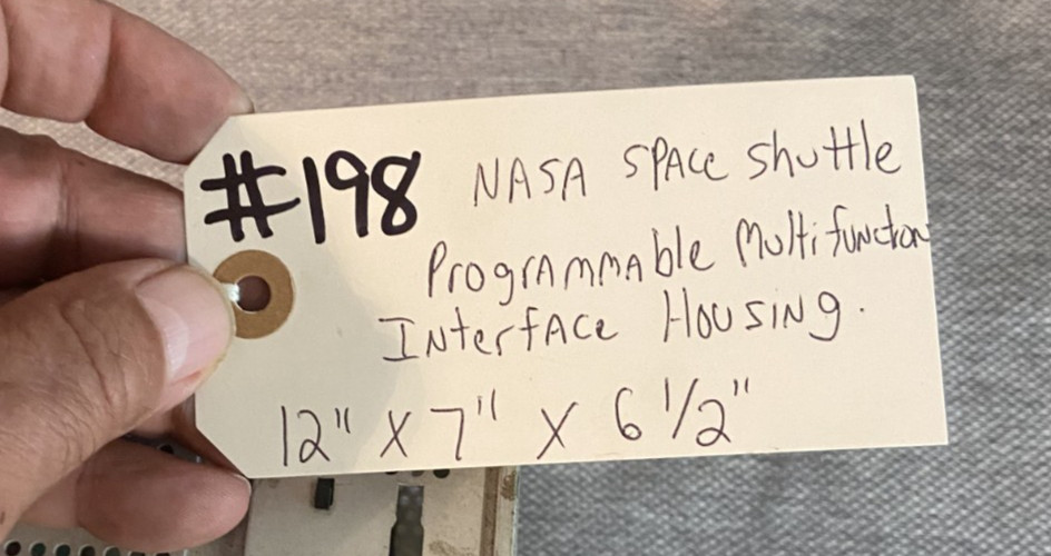 1980S NASA SPACE SHUTTLE PROGRAMMABLE MULTI-FUNCTION INTERFACE HOUSING