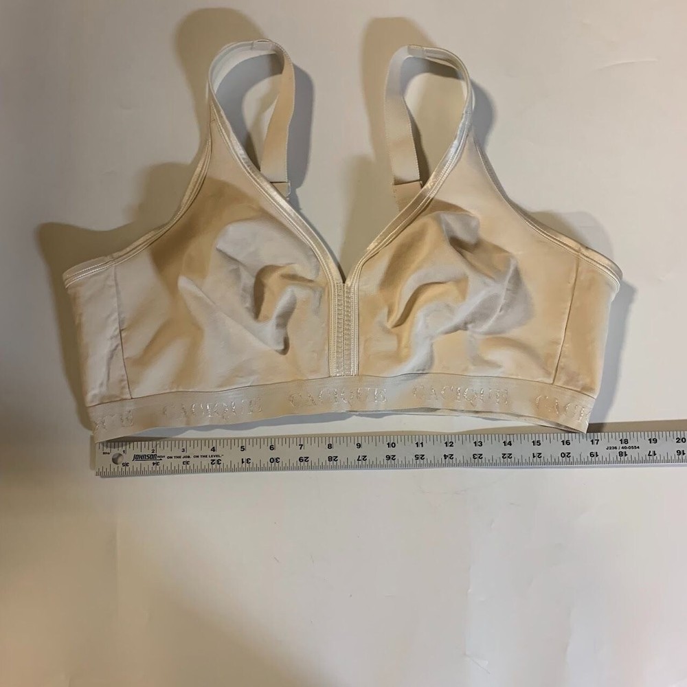 Cacique Women's Nude Unlined Adjustable Strap Full Coverage Bra Size 46D