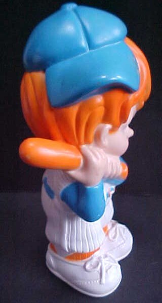 Baseball Player Coin Bank + Baseball Candy Container