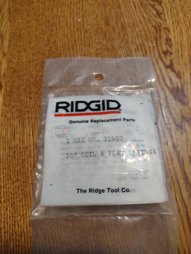 Ridgid 31620 E2673 10" Coil & Flat Spring NOS