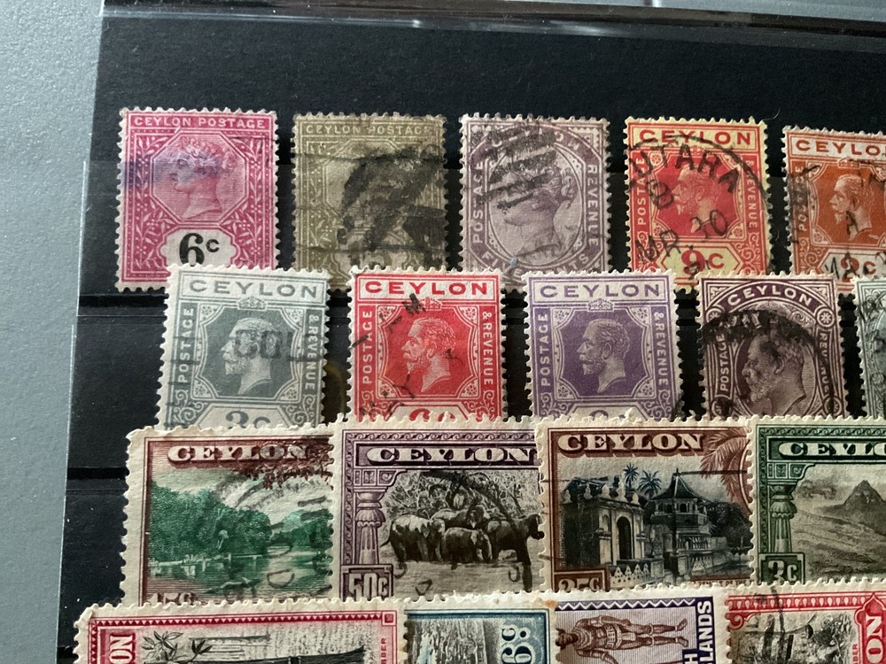 Ceylon used stamps B1314