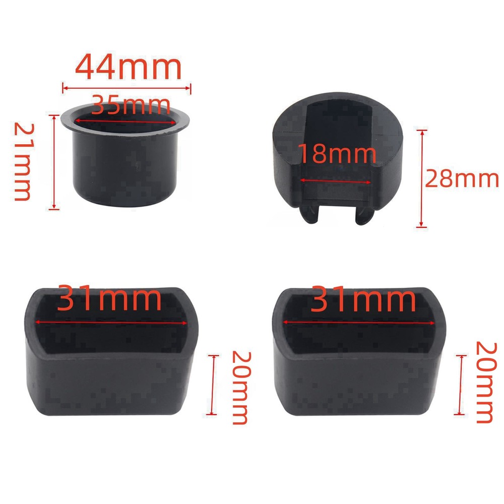 Tailgate Hinge Pivot Bushing Insert Kit for Dodge Ram & Ford F Series Trucks