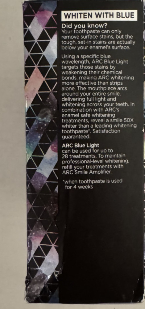 ARC Blue Light Teeth Whitening Kit