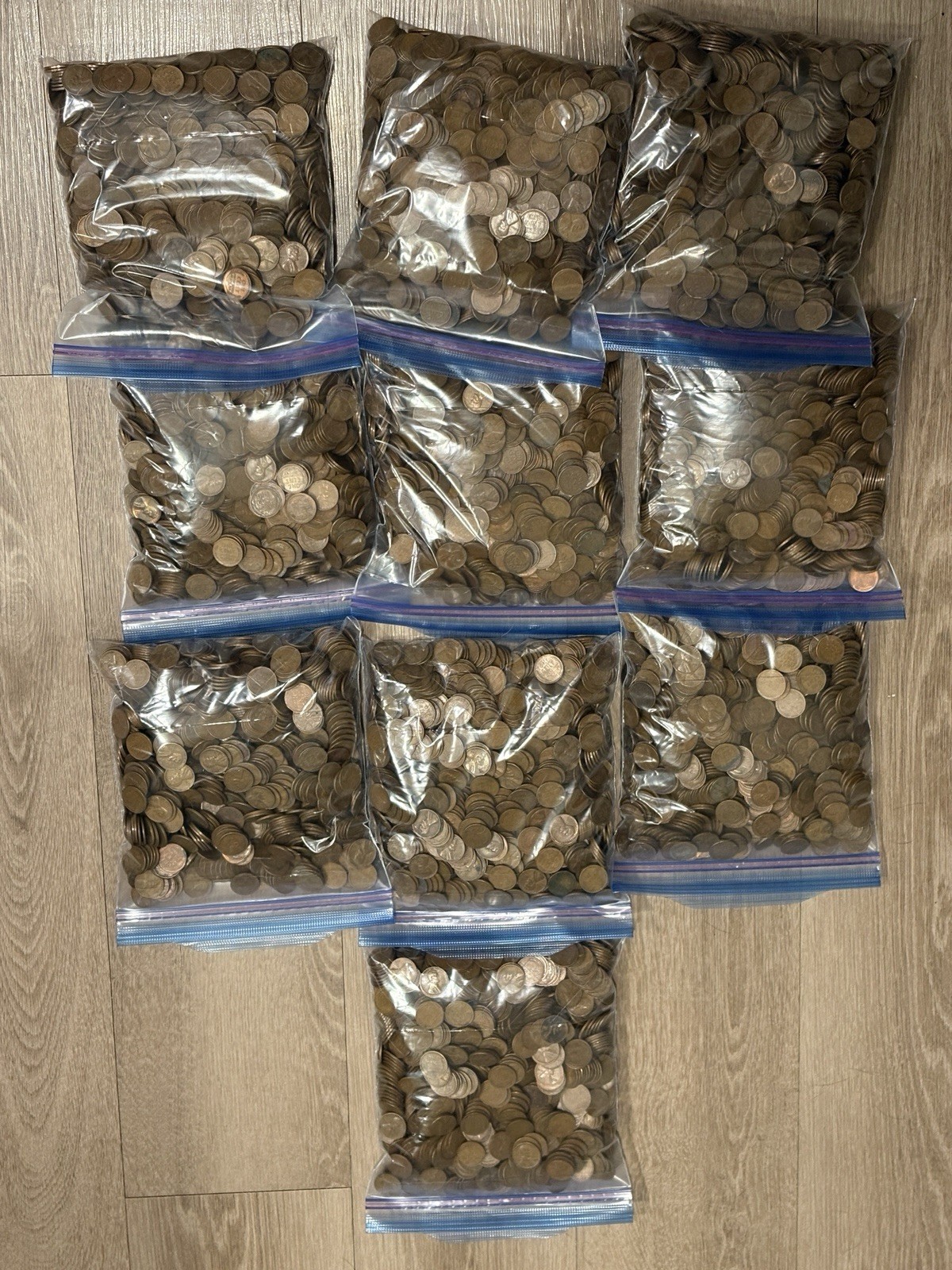 1000 Wheat Pennies 1940-1958 Lincoln Cents Bulk Lot Mixed Dates!!