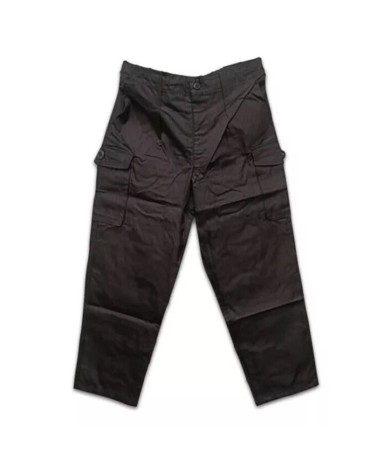 30” 85/80/96 British Army Issue Black Ripstop Combat Trousers Police Not SAS 95