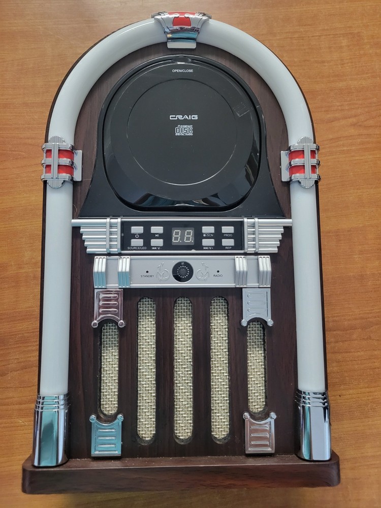 Craig Electronics Jukebox CD Player AM FM Radio Model CHT955