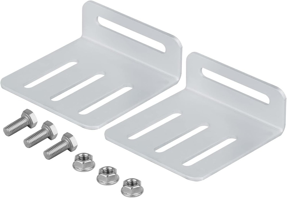 4 Sets Adjustable Solar Panel Tilt Mount Bracket, Solar Panel Rack Mount for RV,