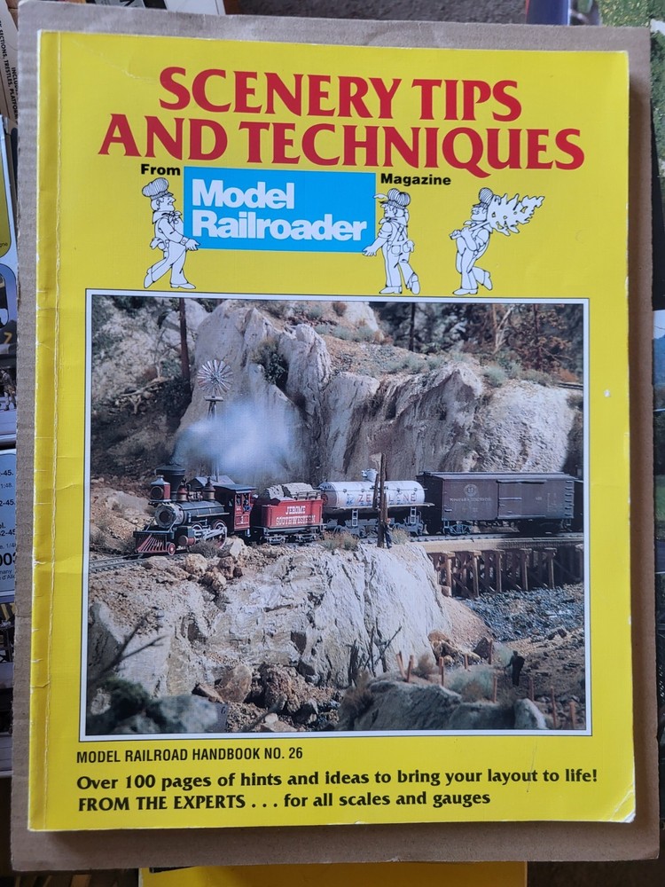 MODEL RAILROADER BOOKS "SCENERY TIPS AND TECHNIQUES" (1989)