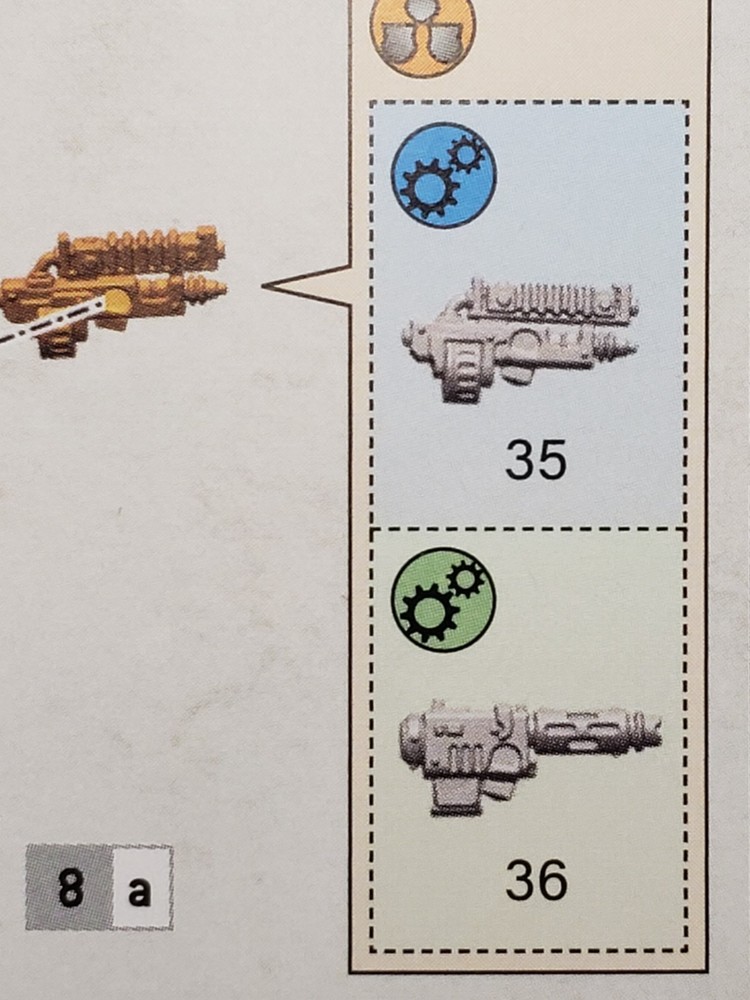 40k Adeptus Mechanicus Bits Hastarii Eradication Caster Phosphor Blaster #35