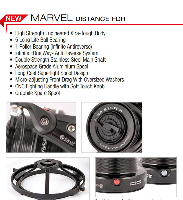 Trabucco Marvel Feeder Distance 5500 Reel Oversize spool