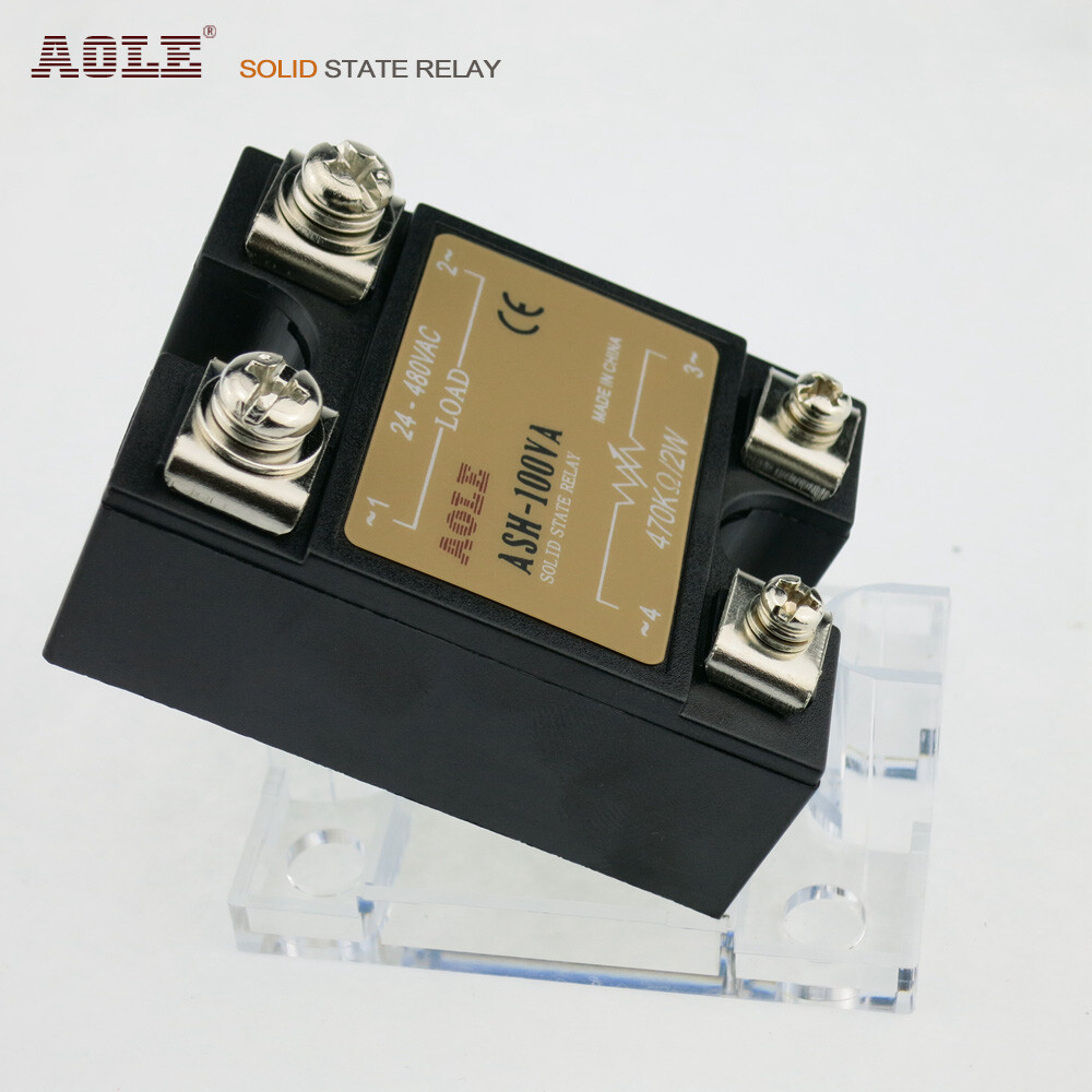 Enhanced single-phase solid state voltage regulator relay ASH-100VA motor