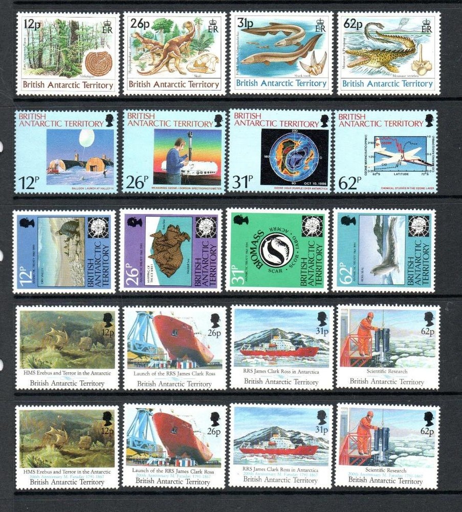BAT MNH 1991 COMPLETE YEAR SETS