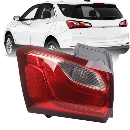 Outer Taillight Assembly Compatible with 2018 2019 2020 Chevy Left Driver Side