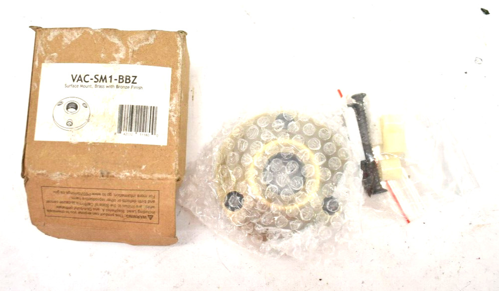 Solid Brass Surface Mount w Bronze Finish VAC-SM1-BBZ 1V Replacement Unit