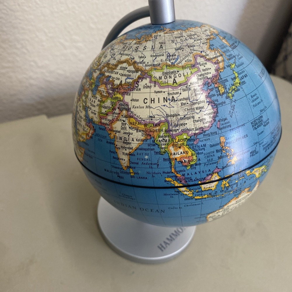 Mini Hammond Desktop World Globe.