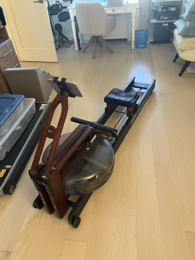Smartrow Upgraded WaterRower Club Rowing Machine