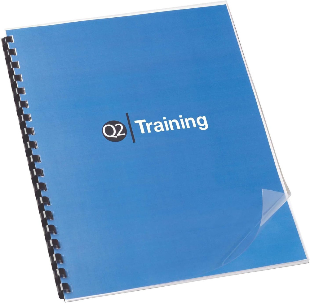 Clear View Presentation Covers, Square Corners, Clear, Unpunched, 100 Pack (2020