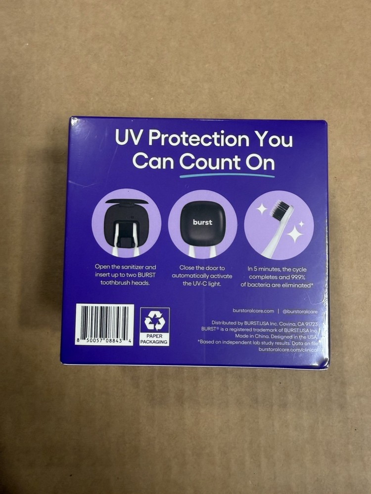Burst UV Toothbrush Sanitizer