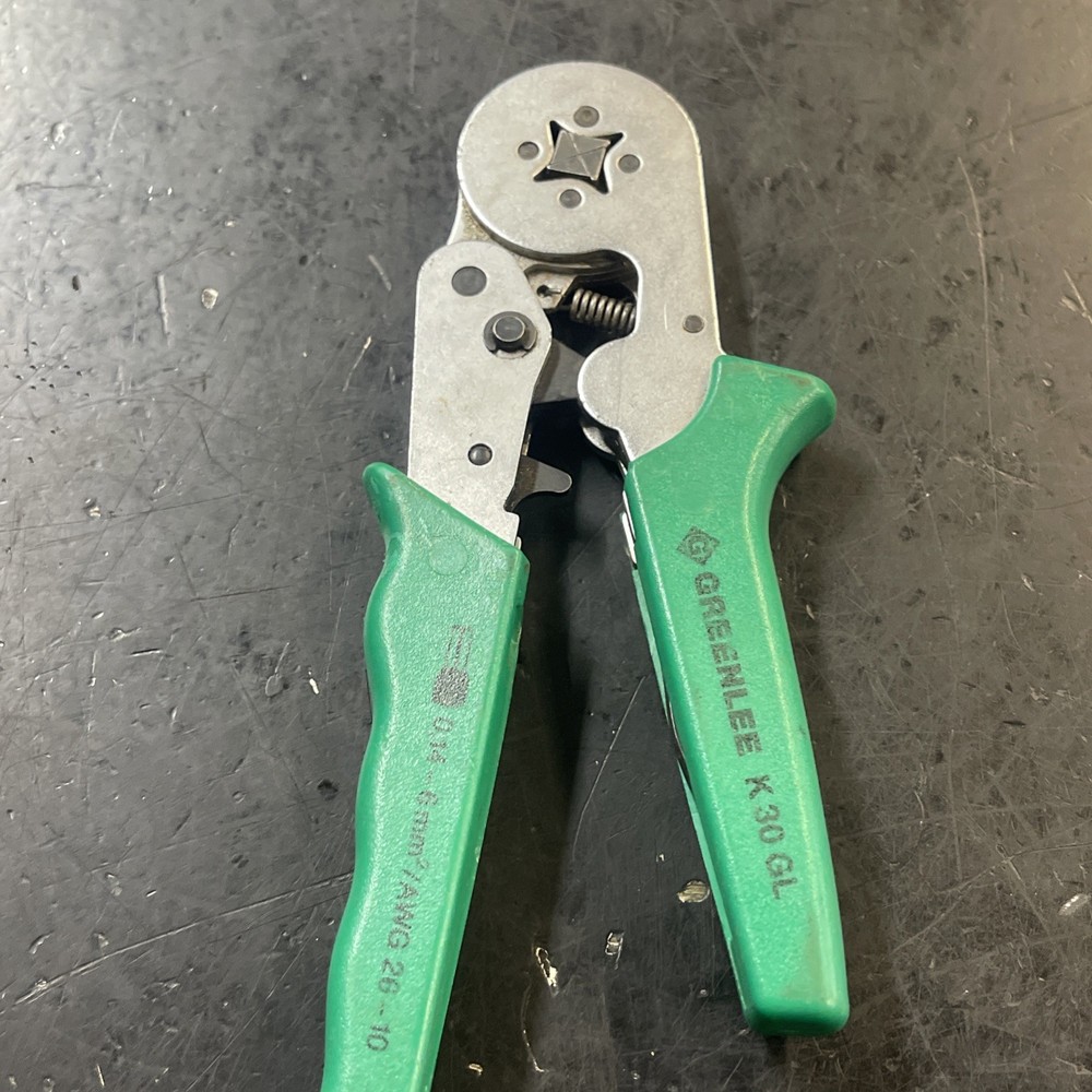 Rare Greenlee K30 GL Ferrules Square Crimper