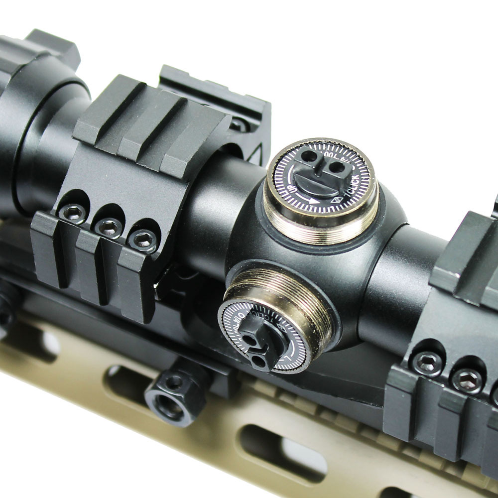 3-9x40 AOEG Hunting Rifle Scope Red Green Dual illuminated PEPR Mount & Sunshade