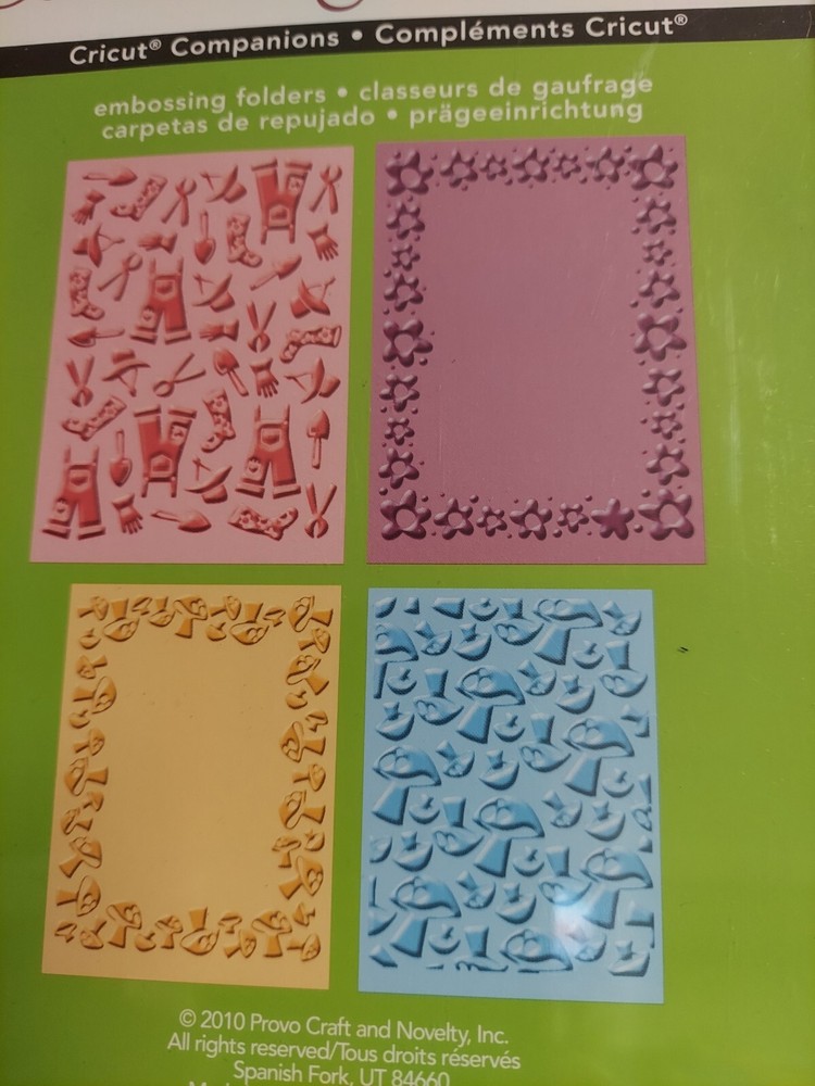 Cuttlebug Embossing Folder (4) Freshly Picked # 2000411 New NIP NOS