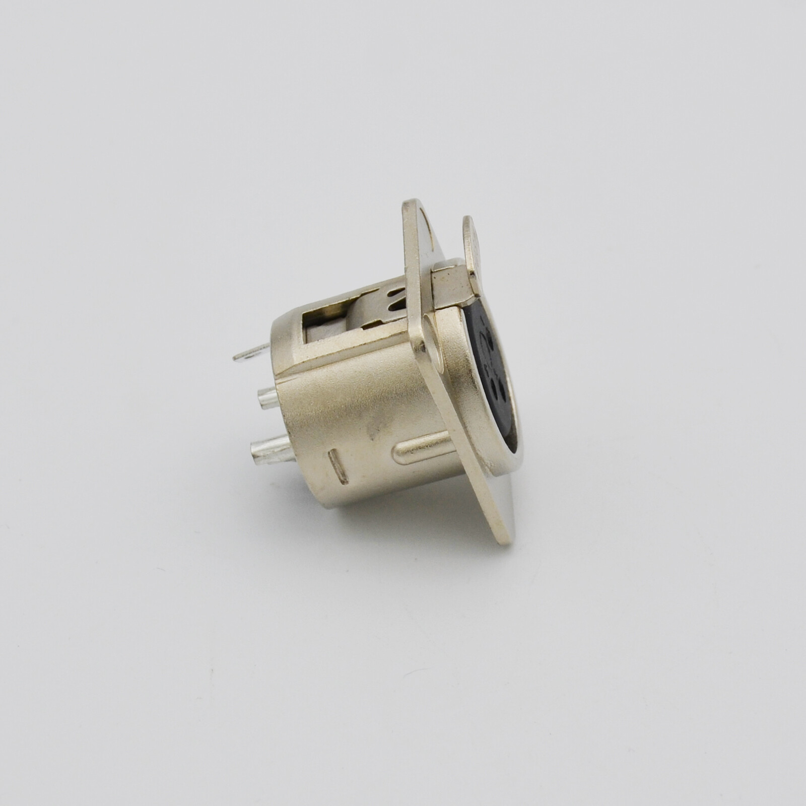 10,XLR 3-Pin Female Metal Panel Mount Chassis Microphone Jack Audio Connector