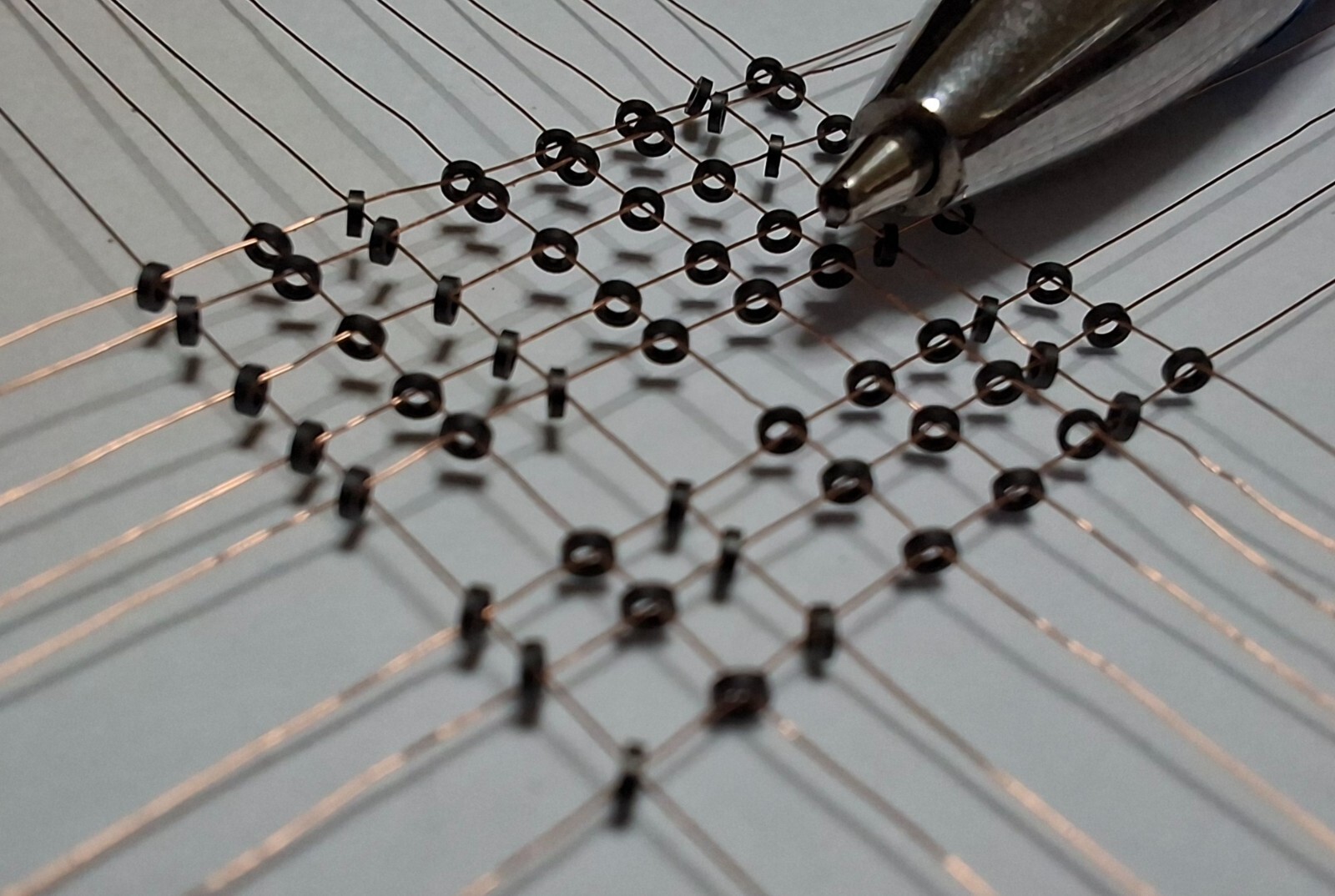 1000X Build Your Own Ferrite Core Memory KIT Copper Wire 0.1mm