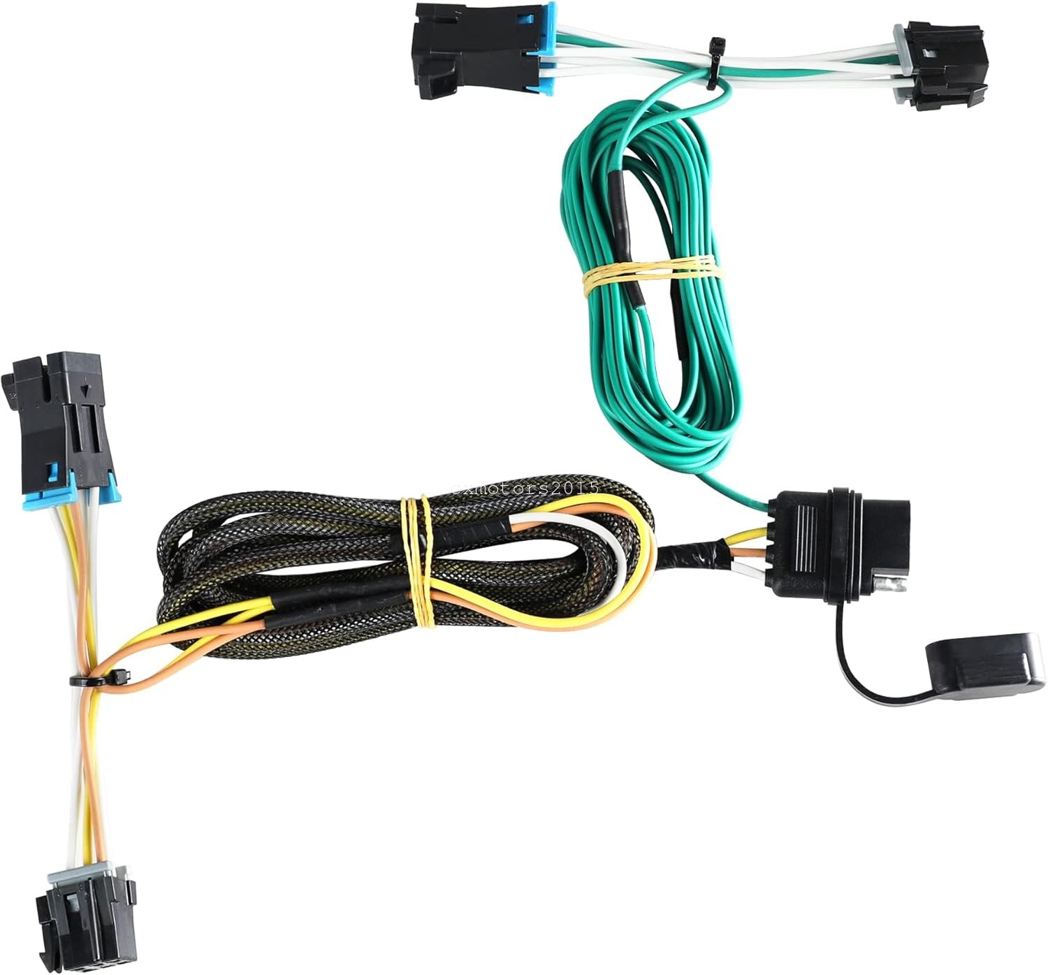 4 Way Trailer Light Wiring Harness Adapter For Chevy Express 1500 2500 2003-2024