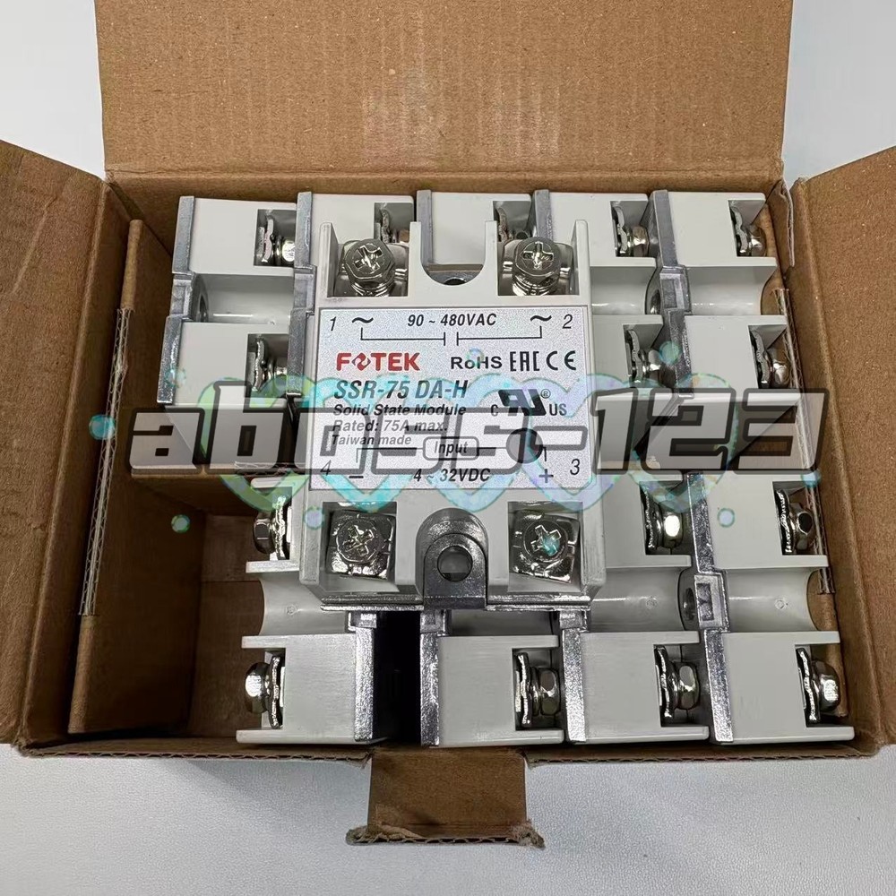 FOTEK SSR-75DA-H Soild State Relay#1pcs New In Box