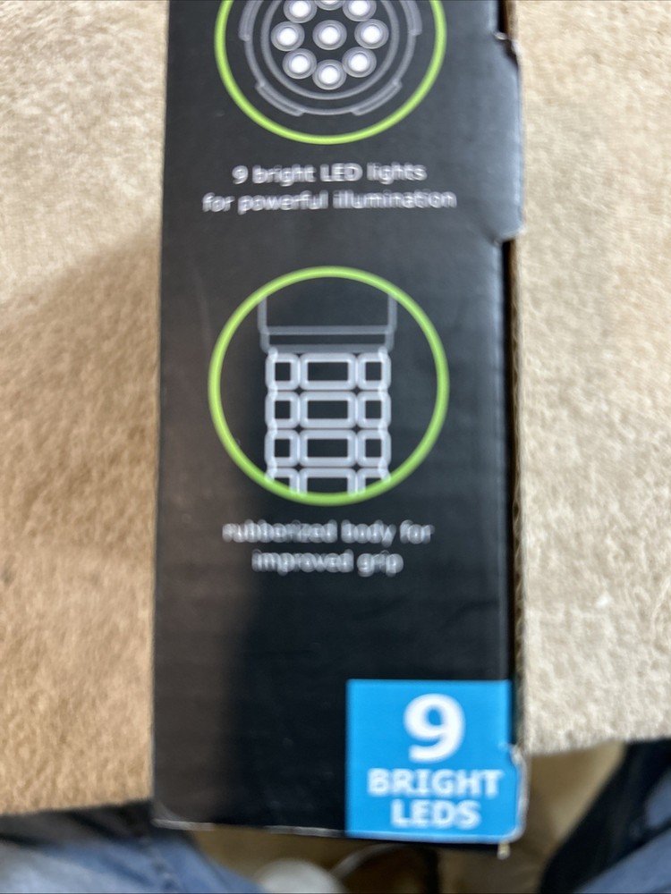 The Black Series 3 Piece Rubberized LED Flashlight. By Shift