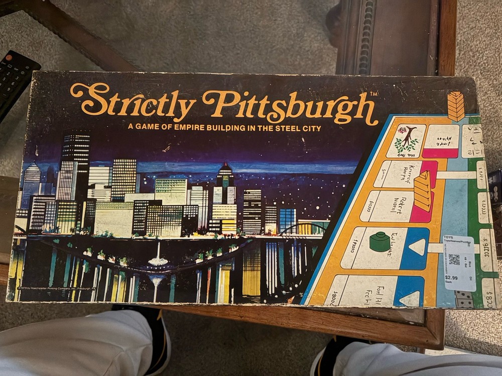 Strictly Pittsburgh Board Game 1979   - Complete