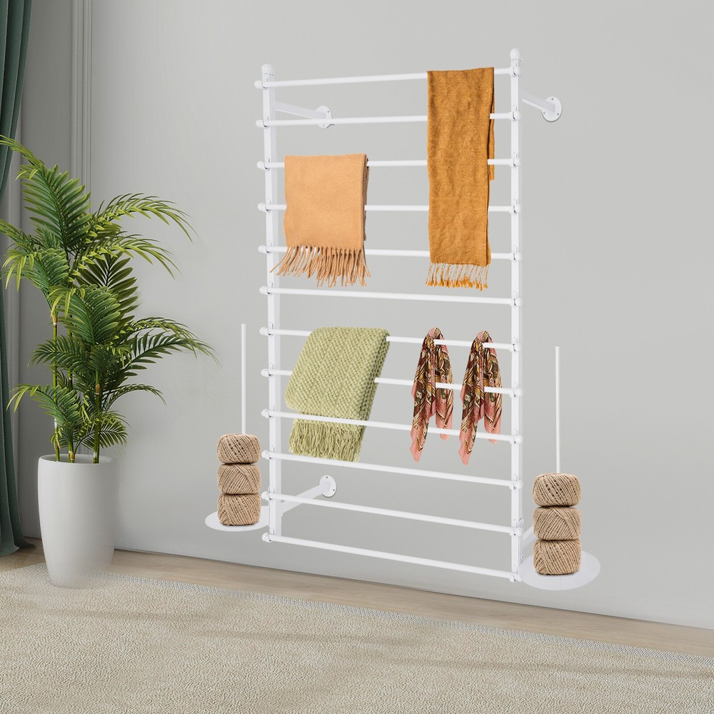 Wall Mounted Scarf Rack, Wall Display Rack, Towels Storage Rack