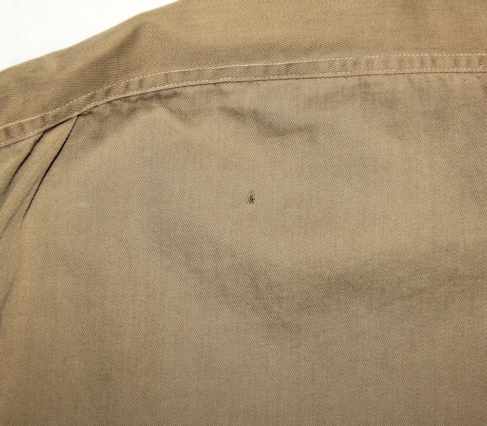 ORIGINAL WWII KHAKI SHIRT WITH FIRST SERGEANT CHEVRONS