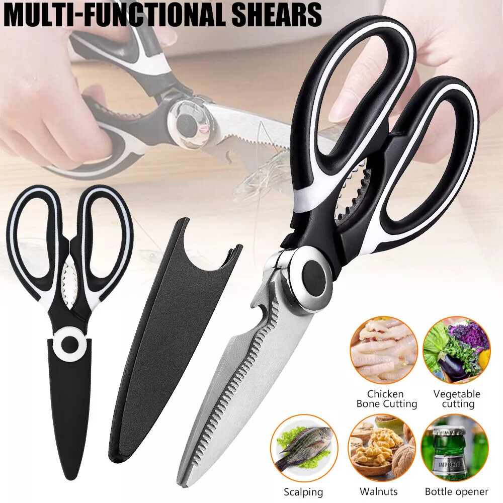 Multi -functional Kitchen Shears Heavy Duty Scissors for Meat Fish Chicken Bones