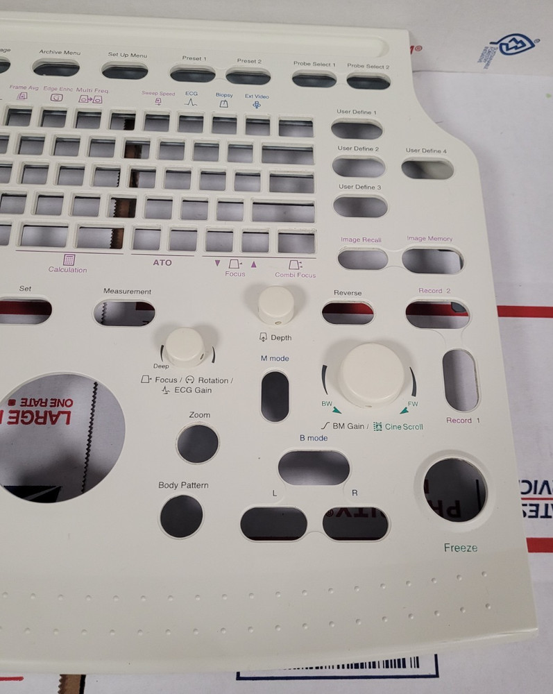 GE LOGIQ 200 PRO KEYBOARD PLASTIC
