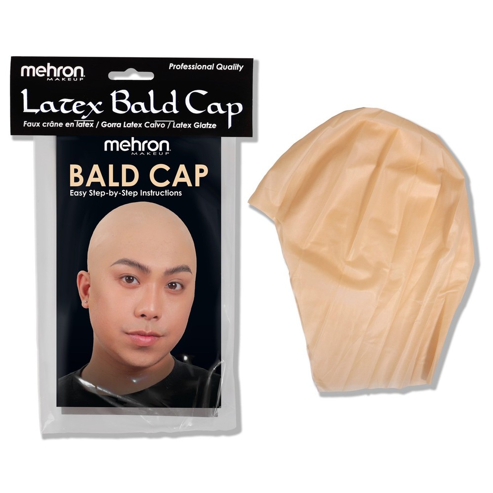 Bald Cap Complete Student Makeup Kit Set Professional ~ Easy Instructions Mehron