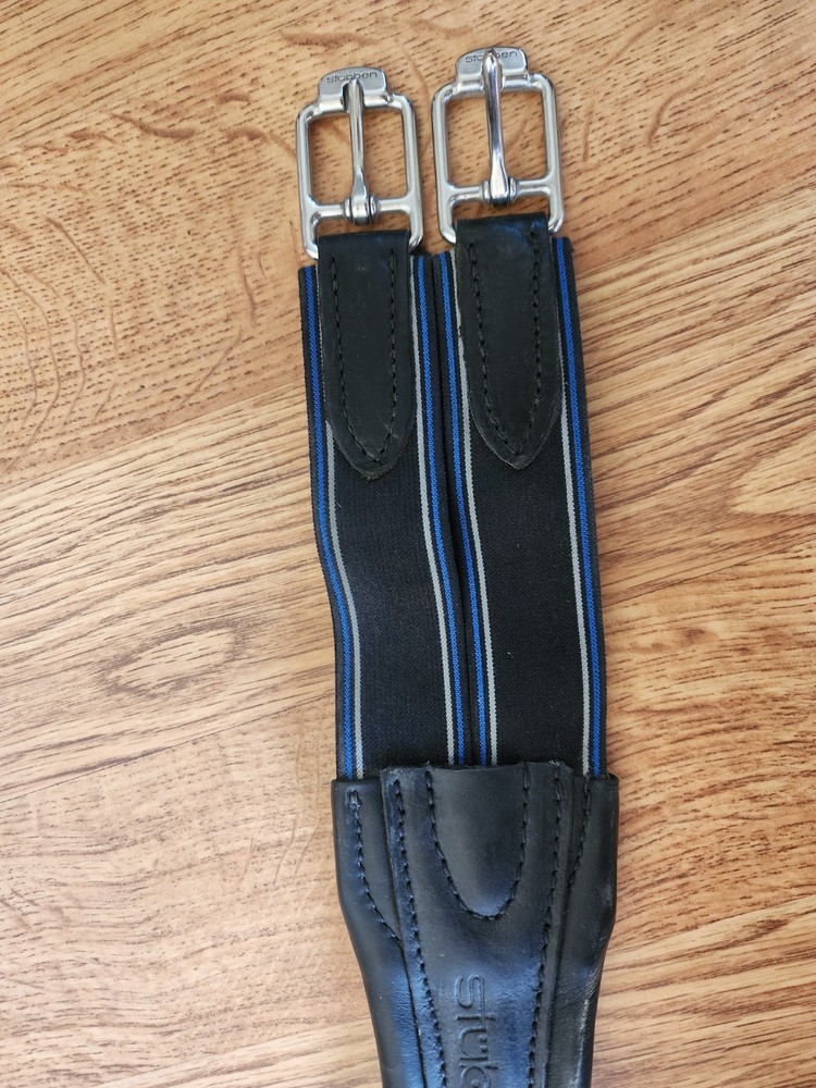 Stubben Leather Girth, Black, 105CM/42"