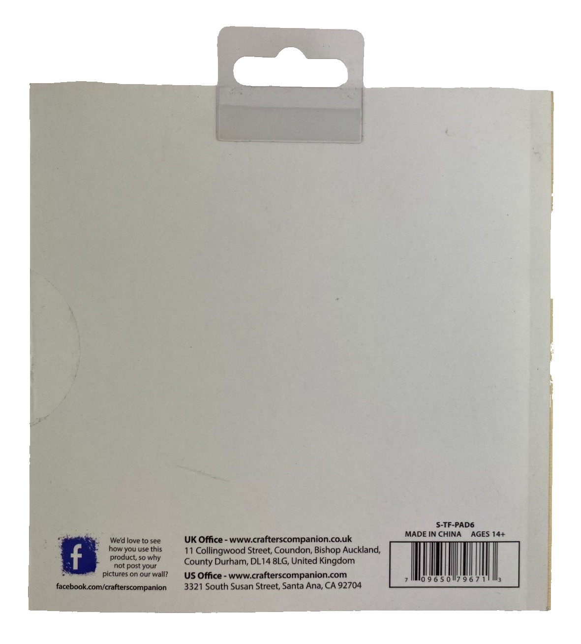 Crafter's Companion Sara Signature TOGETHER FOREVER Paper Pad 6"X6"