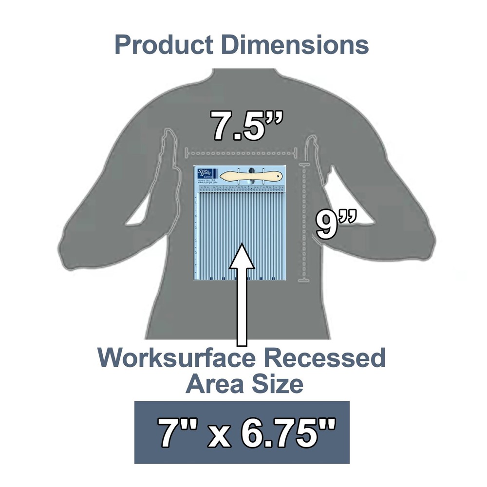 Scor-Buddy Eighths Mini Scoring Board 9"x7.5" Imperial Multi
