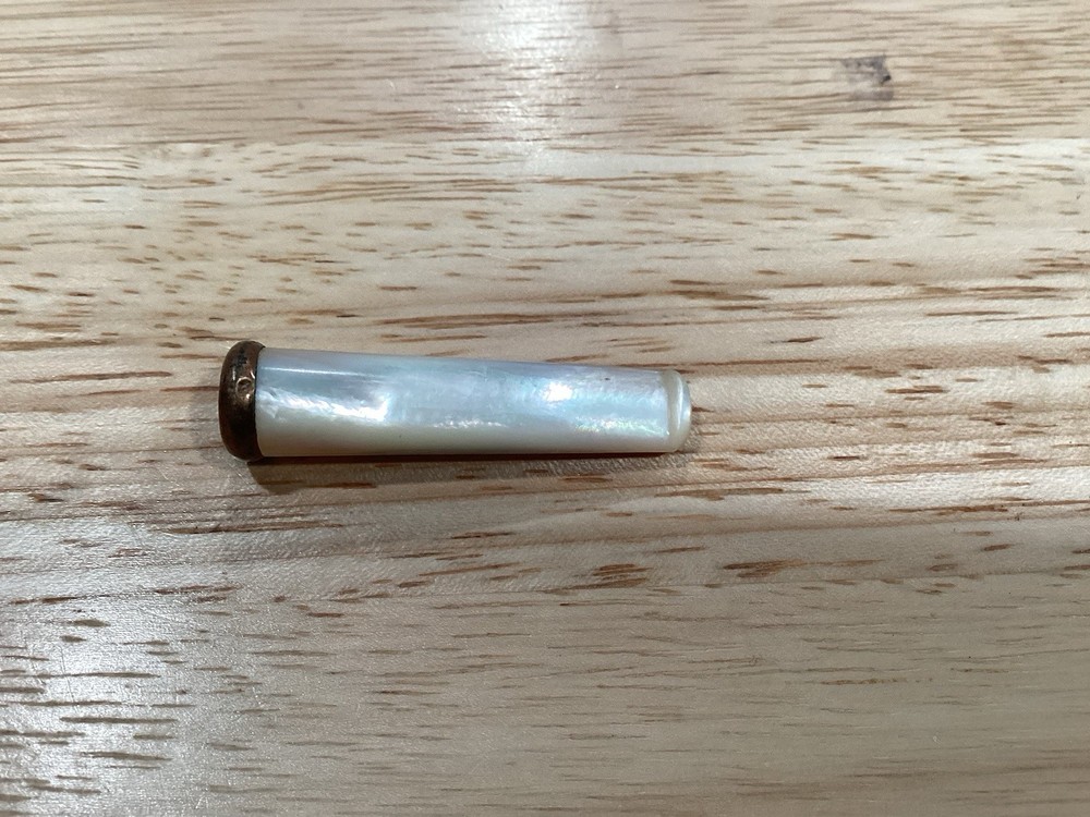Vintage Cigarette Holder In Leather Case