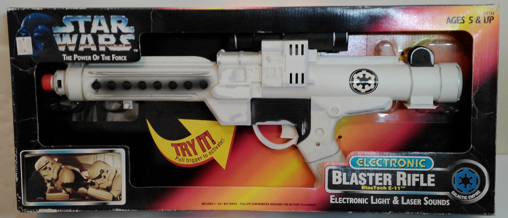 Star Wars STORMTROOPER Electronic Blaster Rifle BlasTech E-11 Galactic MISB