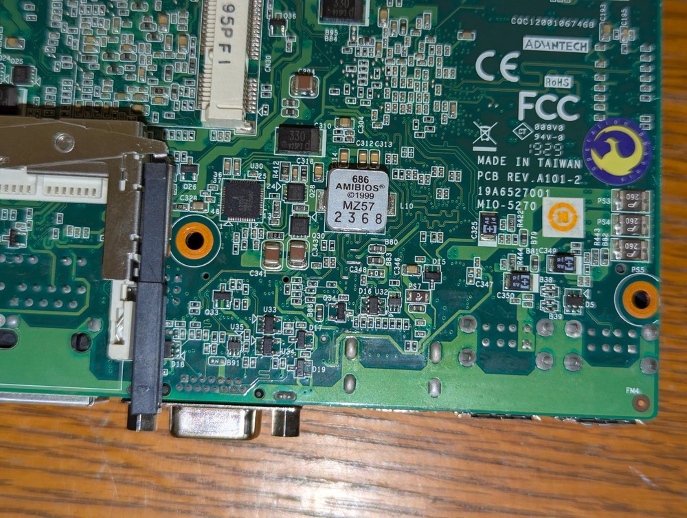 Advantech MIO-5270 AMD G- Series 3.5" MI/O-Compact SBC; untested